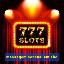 massagem sensual em sbc